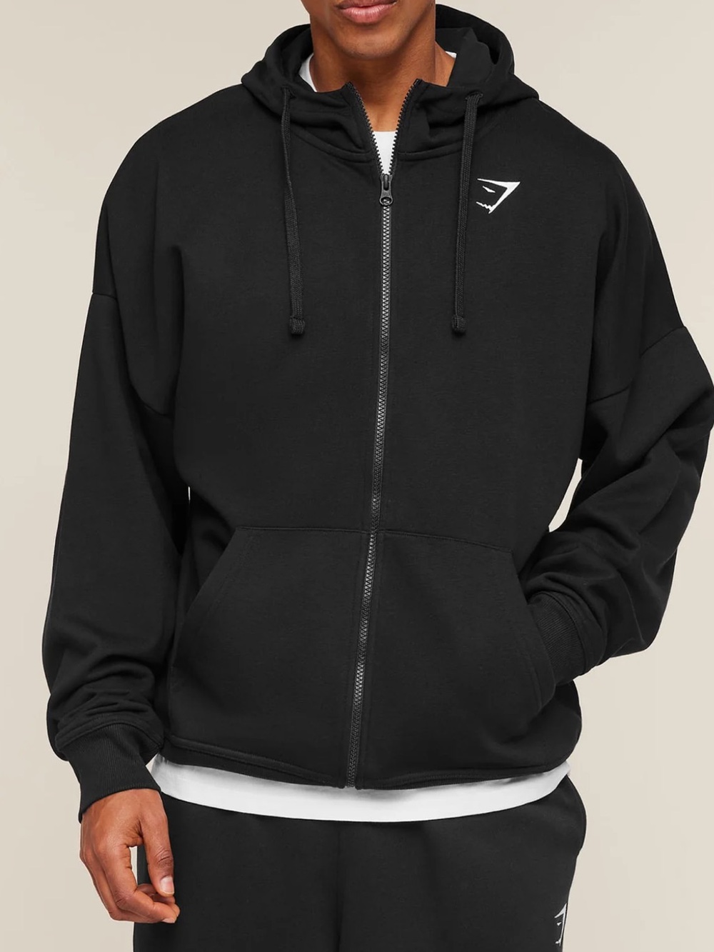Gymshark Black Full-Zip Hoodie & Sweatpants